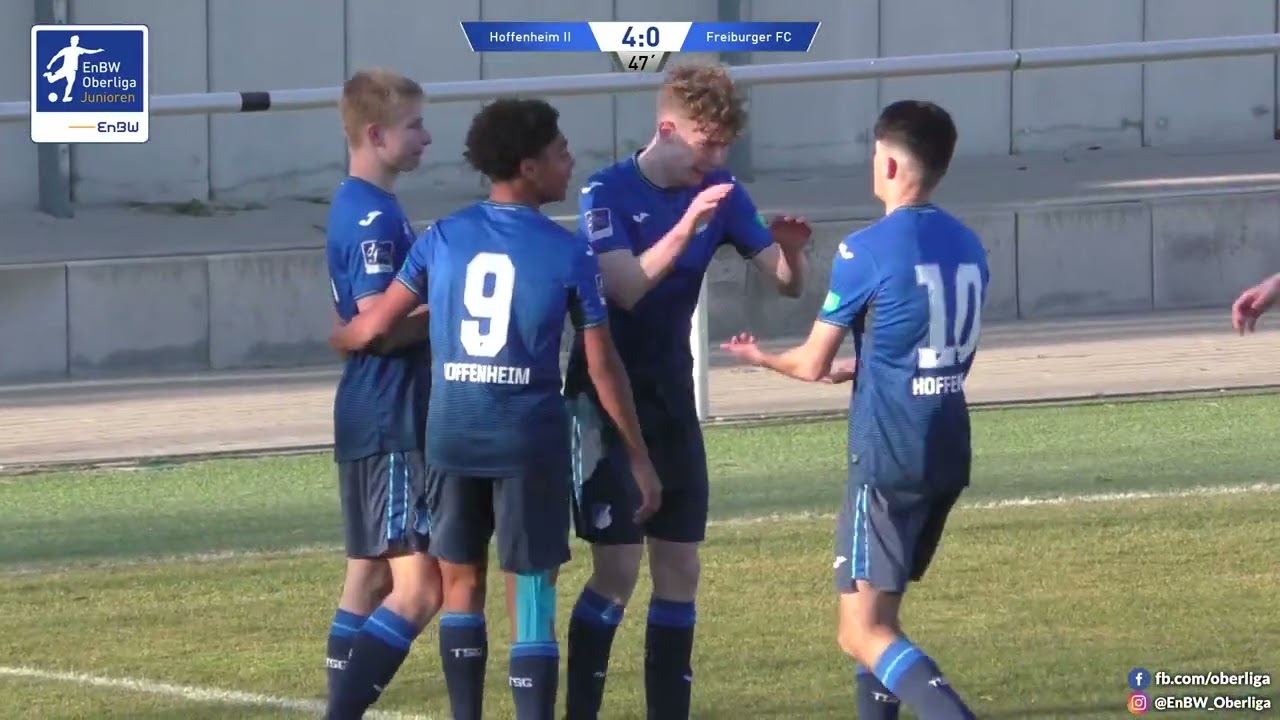 Update EnBW-Oberliga - TSG 1899 Hoffenheim II - Freiburger FC - 47min 4-0 Jamie Wähling