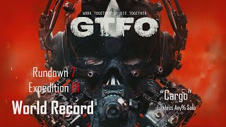 [GTFO] R7B1 'Cargo' Speedrun