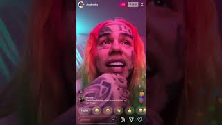 6ix9ine instagram live || dj akademiks june 2020