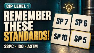 AMPP CIP Level 1: Easy Mnemonics for SSPC, ISO & ASTM Standards