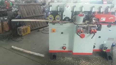test video of four side moulder MB4015LK