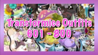 Transformice Fashion Outfits (free to use): 601 - 800+!