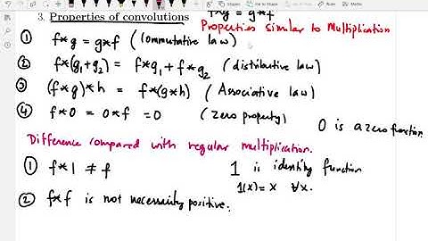 6.6 Convolution Integrals