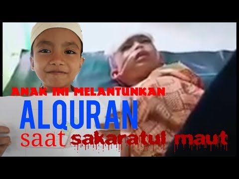 MENYAYAT HATI 😭 Anak ini terus membaca  alquran di saat sakit keras