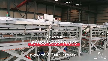 6 bins plywood assorting stacking line