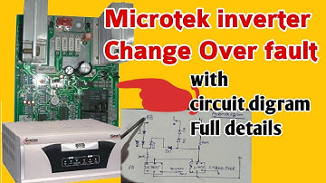 Microtek 875 Change Over, feuse blow, Low High cut off with circuit digram