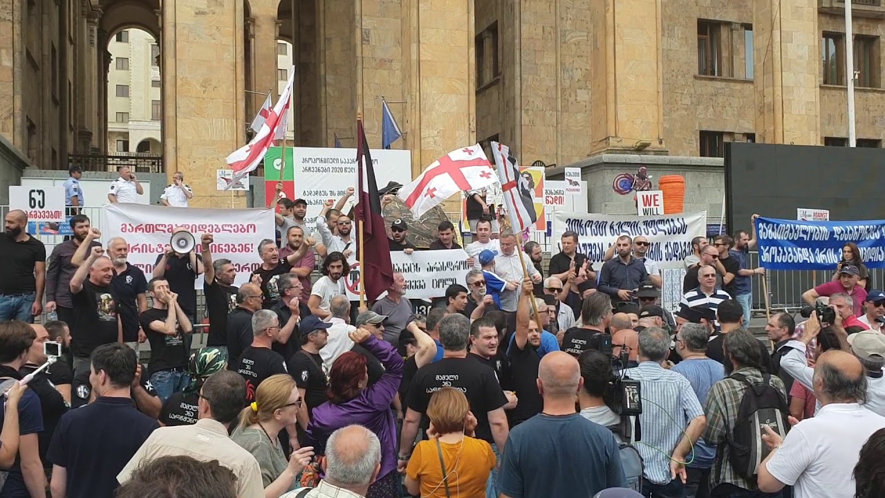 Clerics, nationalist groups hold rally against planned Tbilisi Pride