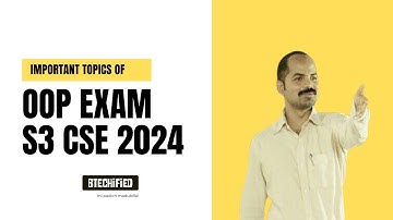 Most Important Topics in OOPs | S3 |CSE | Btech | Ktu | Btechified