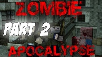 Minecraft: Zombie Apocalypse - Adventure Map! Part 2/4