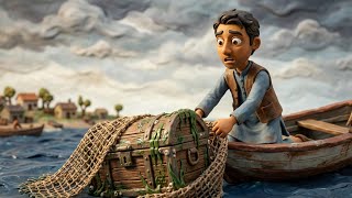 The Poor Fisherman Who Found a Hidden Treasure | Clay Animation | Village Story,  Cartoon Story 🐟🔐