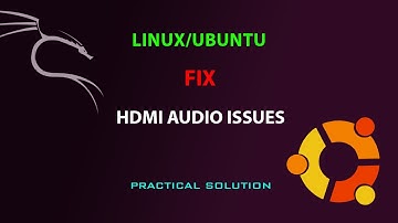 LINUX FIX: No sound in HDMI