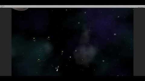 space rts battle test - made in unity3d