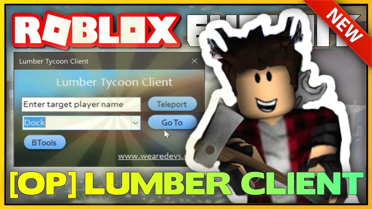 New Lumber Tycoon 2 Exploit Lumber Client Patched Waypoints Teleport And Much More Youtube - roblox hack 2017 no bull