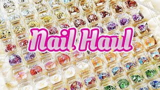 【SHEIN】Korean & AliExpress Nail Haul and Unboxing💅ASMR / No Talking 💕