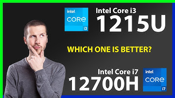 INTEL Core i3 1215U vs INTEL Core i7 12700H Technical Comparison