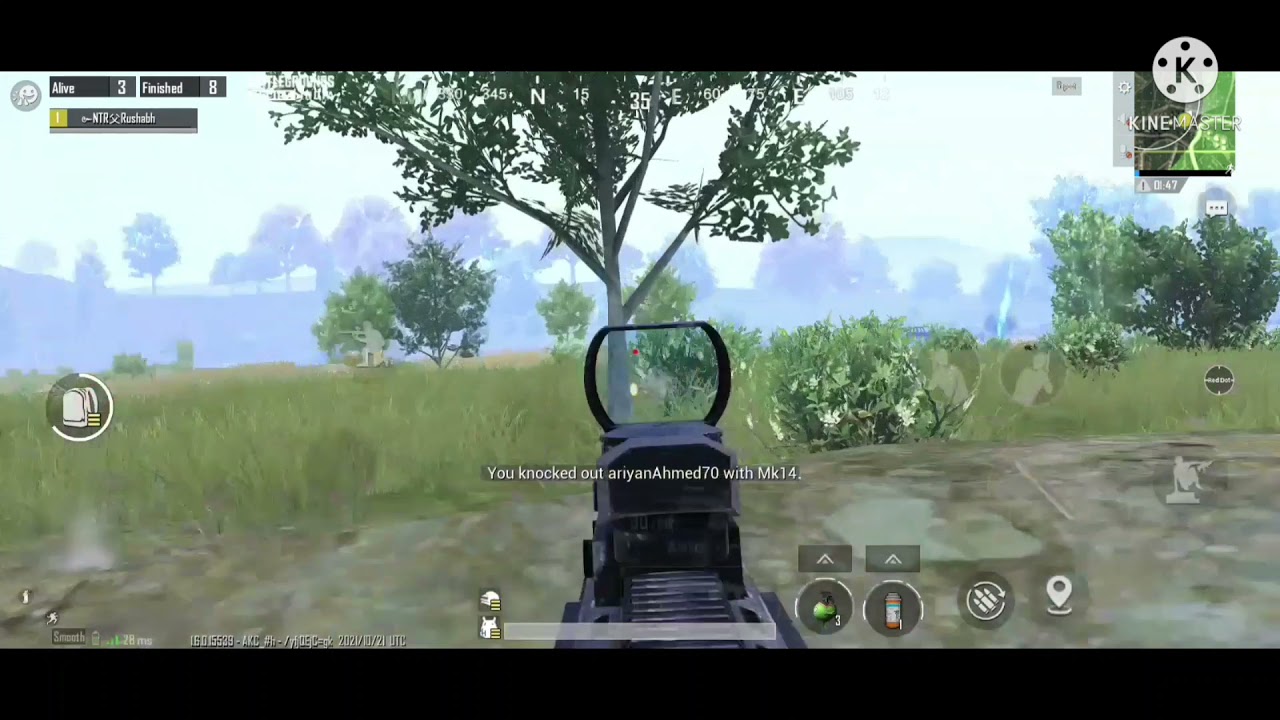 1 vs 2 fight in end zone with chicken dinner