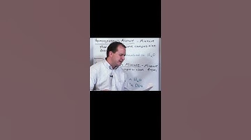 Introduction to Chemistry: What is a Heterogeneous Mixture?