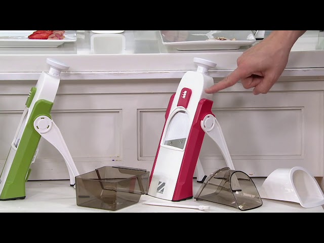 Geoffrey Zakarian Safe Slice Upright Mandolin on QVC 