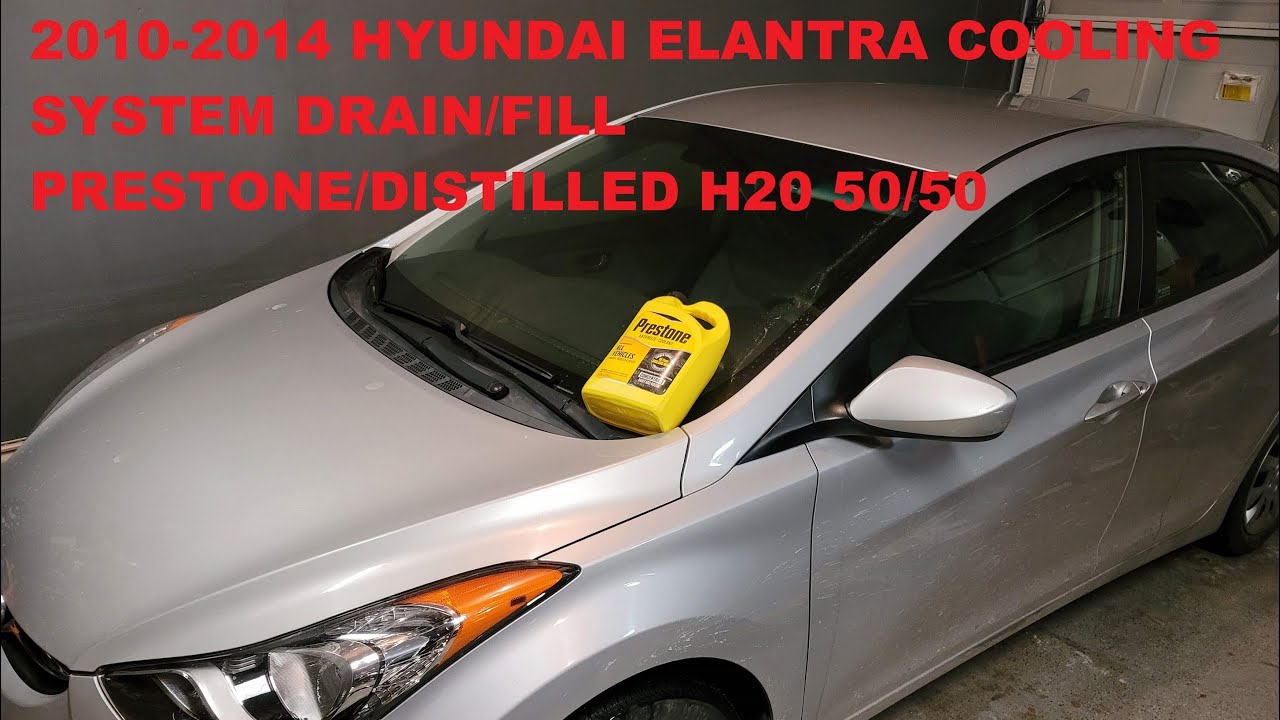 How To Put Coolant In Hyundai Elantra