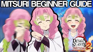 MITSURI KANROJI BEGINNER COMBO TUTORIAL | DEMON SLAYER HINOKAMI CHRONICLES 2 