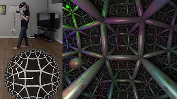 Non-euclidean virtual reality using ray marching