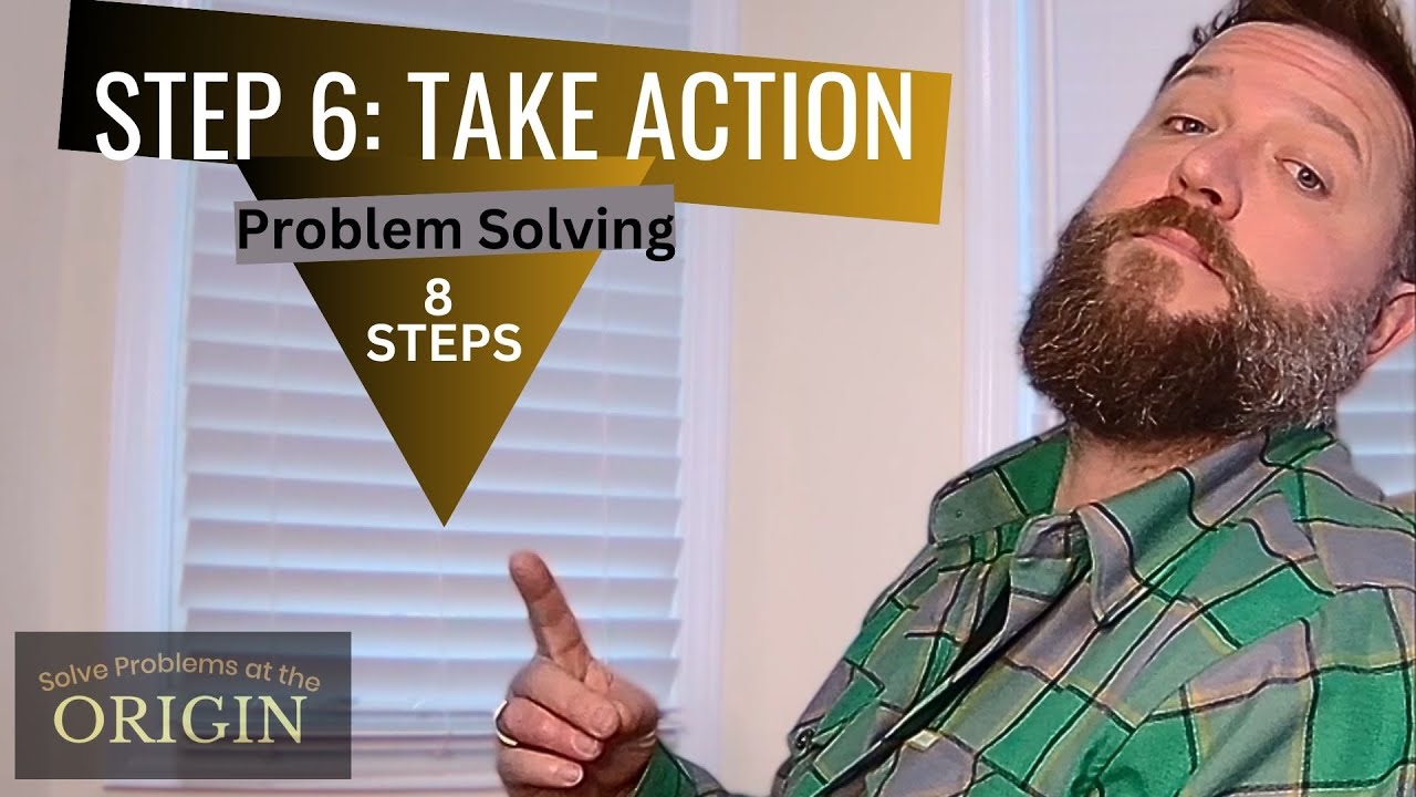 STEP 6 TAKE ACTION of the LEAN 8 STEPS of PROBLEM SOLVING featuring ...