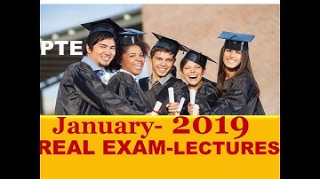 PTE HELP Jan 2019 Real Exam Retell Lectures (REPEATING)