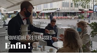 Déconfinement : les Français savourent la réouverture les terrasses