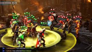 MSF (Marvel Strike Force) AIMNERVATRON (AIM, Minn-erva, Ultron) autoing the final FTD node