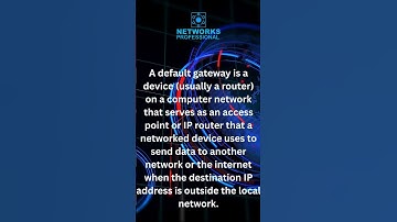 What is a Default Gateway? | Simple Networking Explanation