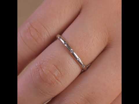 Droplet Ring 925 Sterling Silver/18K Gold Vermeil