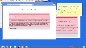 Access denied for user 
