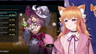 Mineko is perfectly normal about pink foxes