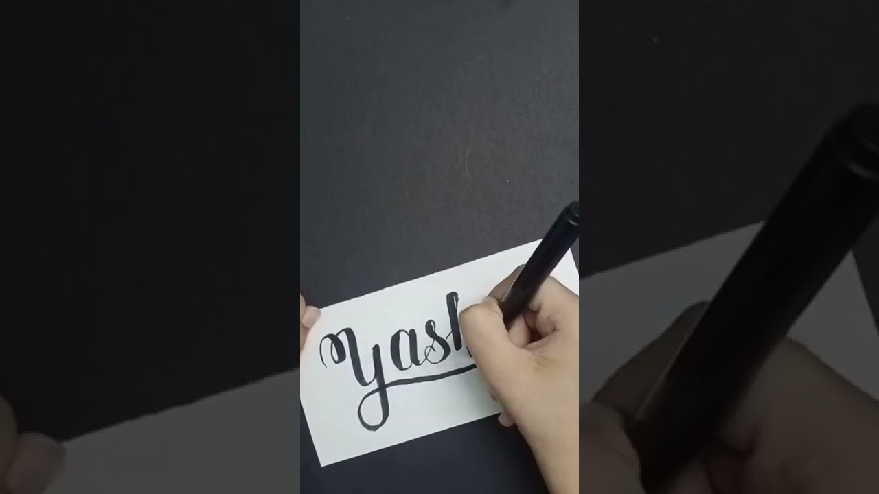 Yashas | Name Calligraphy | Calligraphy with me