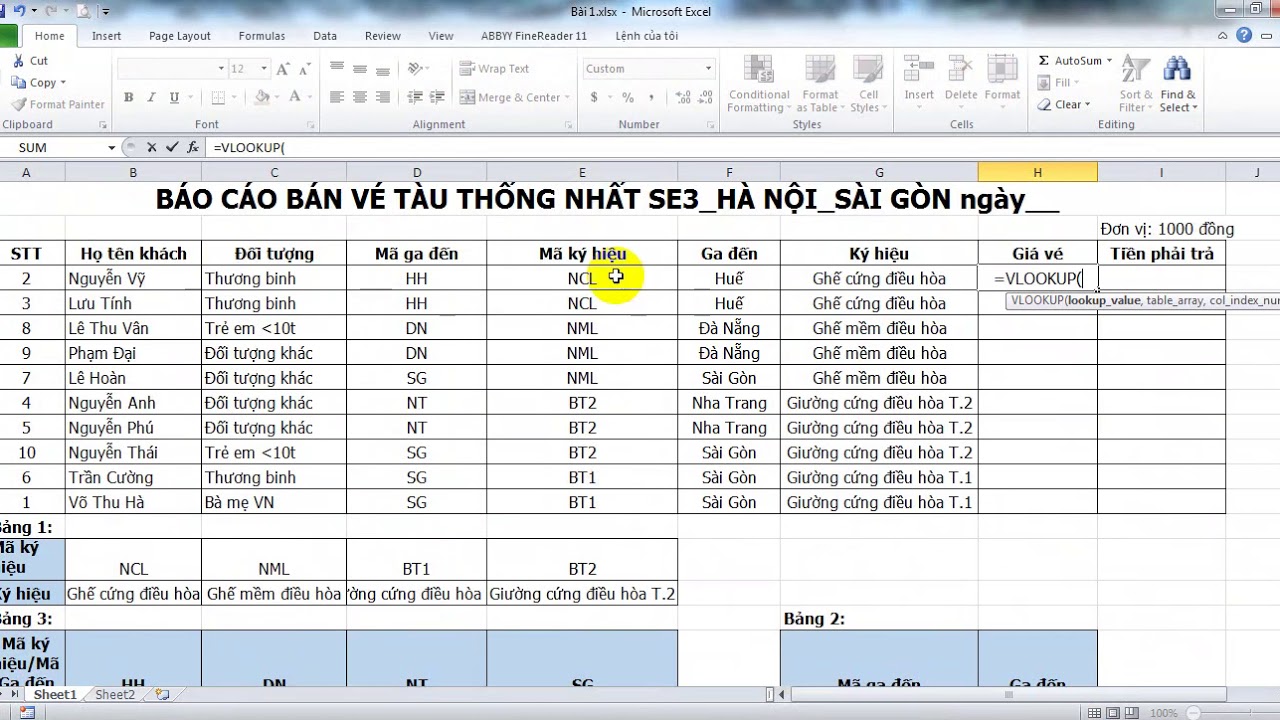 V d s d ng h m trong excel 1 youtube