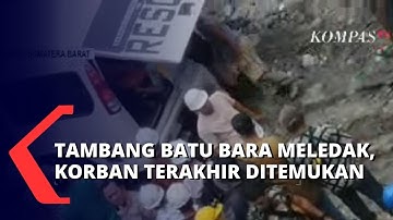 Korban Terakhir Tambang Batu Bara Meledak Ditemukan Meninggal Dunia di Kedalaman 250 Meter!