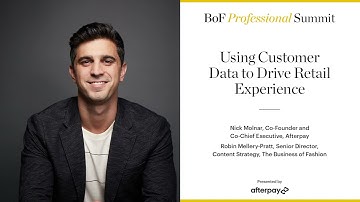 Using Customer Data to Drive Retail Experience | #BoFProfessionalSummit
