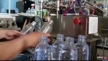 Máy chiết rót dạng sệt 2 vòi bán tự động | Tân Sao Bắc Á