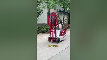 #small electric forklift #electric transporter #loading and unloading artifact views#shorts#subscrib