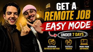 How To Get A Remote Job on Easy Mode with the Interview Outreach Method | Remote Sales 101 LIVE