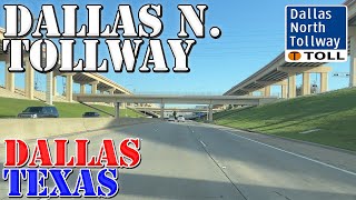 Dallas North Tollway  Downtown Dallas to Prosper  Texas  4K Highway Drive