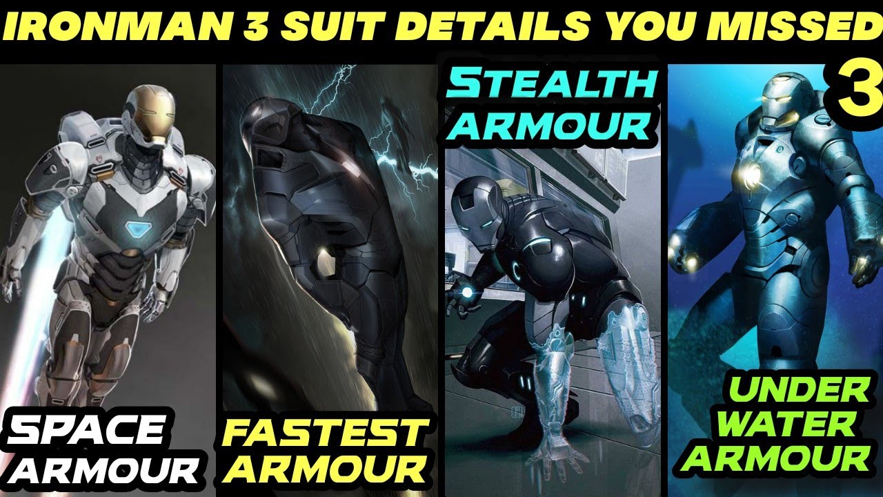 Every Ironman Armour Details  Part 3