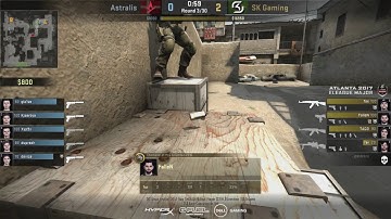 SK Fallen Smoking CT Spawn from Cat Dust 2