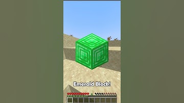 breaking minecraft world records : EMERALD BLOCK