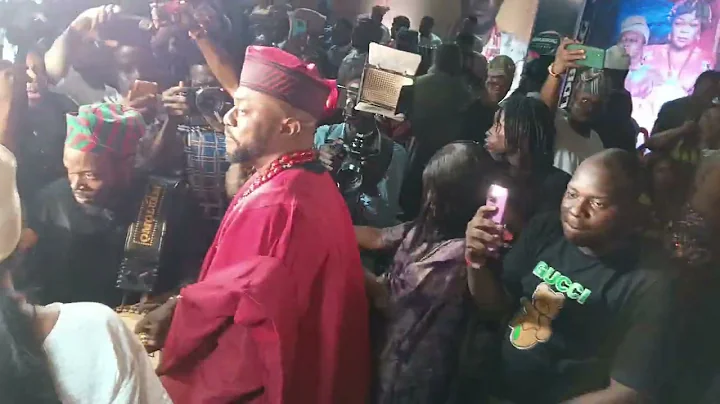 Odunlade Adekola Arrived at his Orisa Movie premiere