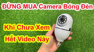 Camera Hình Bóng Đèn - Camera Ngụy Trang Bóng Đèn Yoosee 8.0MPX Xoay 360 ĐỘ QUAY ĐÊM CÓ MÀU ĐẸP
