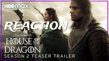 House of the Dragon Season 2 Official Teaser Max reaction