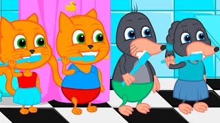 Benny Mole and Friends  Tooth Brushing Competition Animation 13+