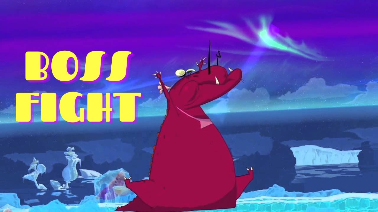 Rayman Origins ( Lucious Lake ) Walkthrough PART # 22 BOSS FIGHT - STRONG GAMER (PC)