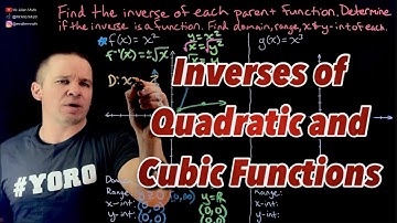 Inverses of Quadratic and Cubic Parent Functions